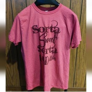 Sorta Sweet Sorta Beth Dutton Shirt Red Large Yellowstone Womans